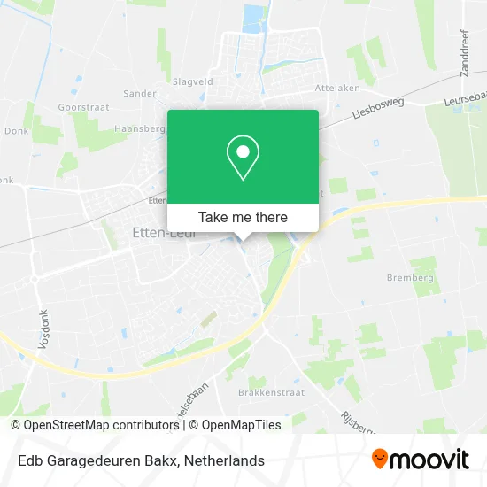 Edb Garagedeuren Bakx map