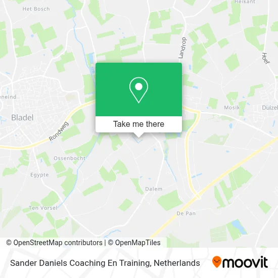Sander Daniels Coaching En Training map