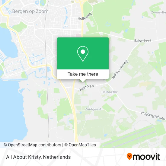 All About Kristy map