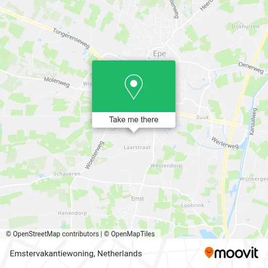 Emstervakantiewoning map