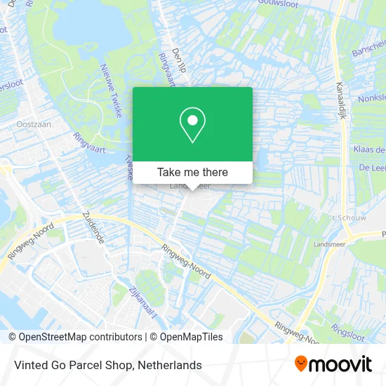 Vinted Go Parcel Shop Karte