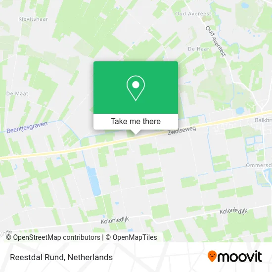 Reestdal Rund map