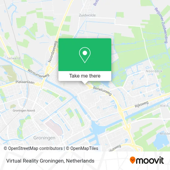 Virtual Reality Groningen map