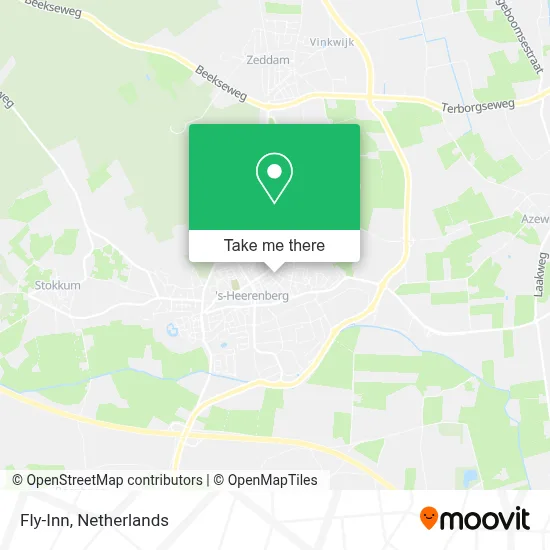 Fly-Inn map