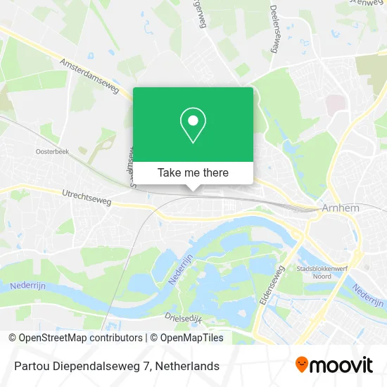 Partou Diependalseweg 7 map