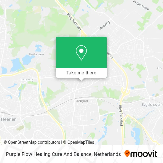 Purple Flow Healing Cure And Balance map