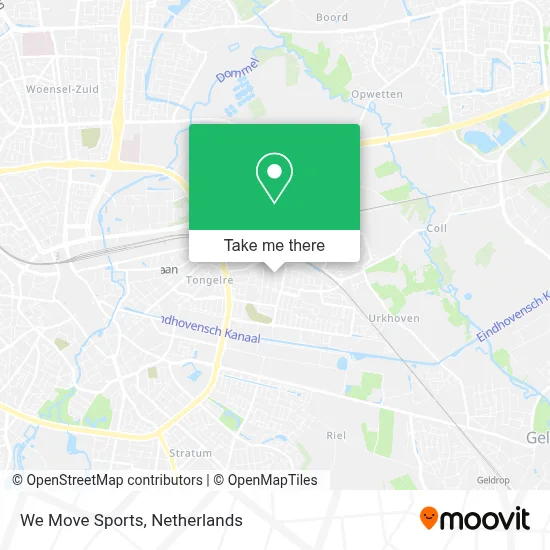 We Move Sports map