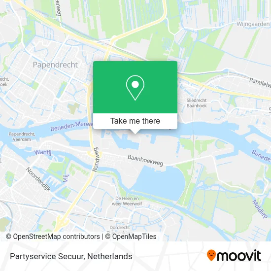 Partyservice Secuur map