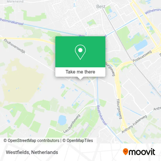 Westfields map