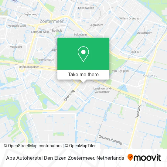 Abs Autoherstel Den Elzen Zoetermeer map