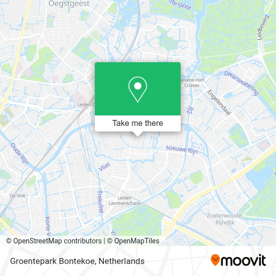 Groentepark Bontekoe map