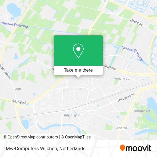 Mw-Computers Wijchen map