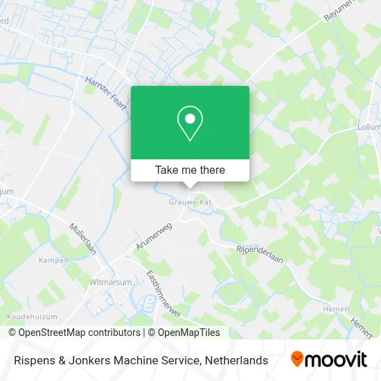 Rispens & Jonkers Machine Service map