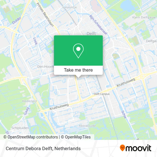 Centrum Debora Delft map