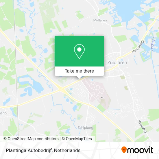 Plantinga Autobedrijf map