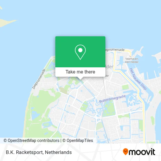 B.K. Racketsport map