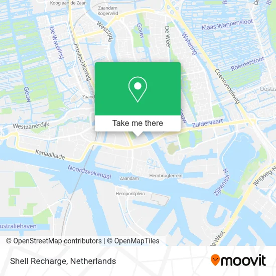 Shell Recharge map