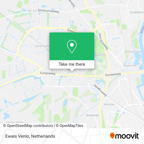 Ewals Venlo map