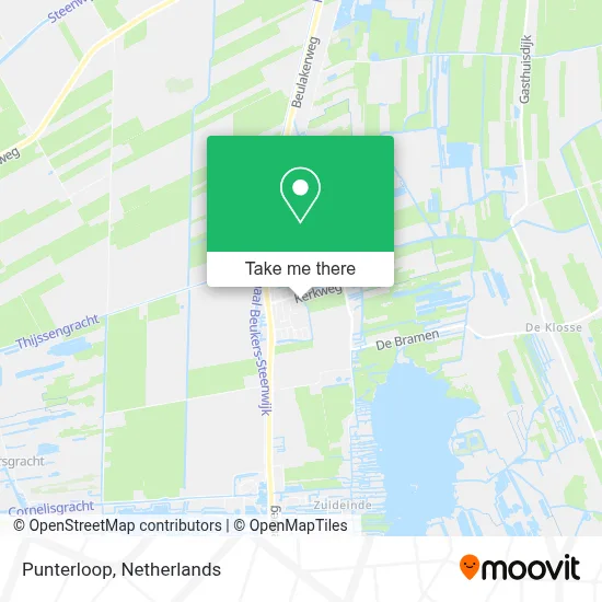 Punterloop map