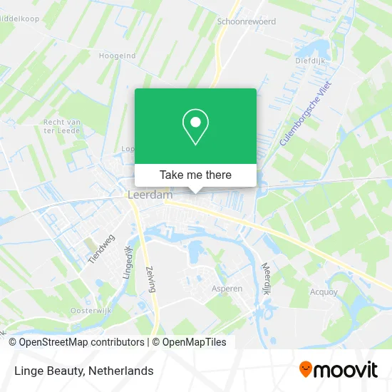 Linge Beauty map