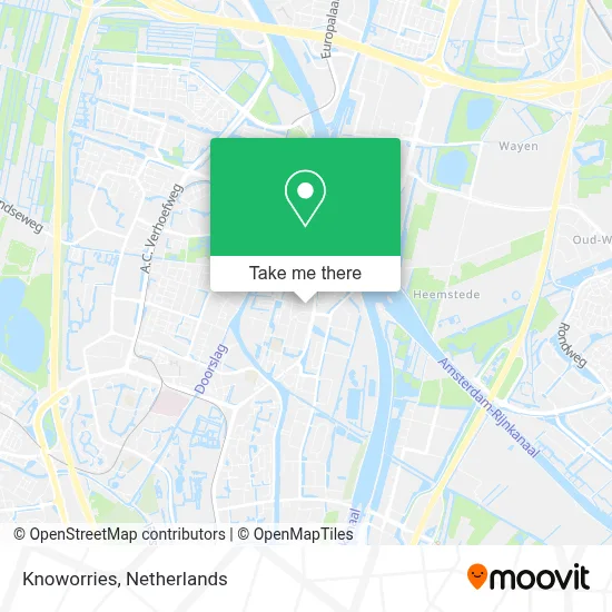 Knoworries map