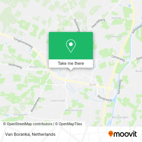 Van Boranka map