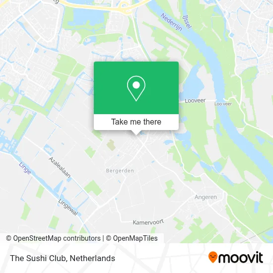 The Sushi Club map
