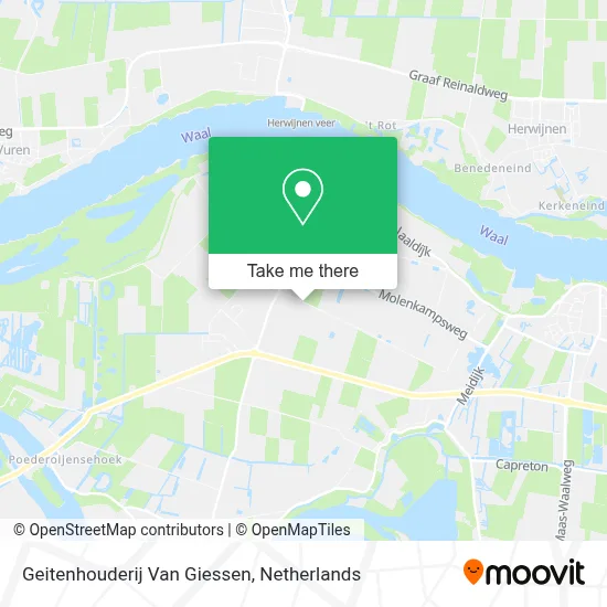 Geitenhouderij Van Giessen map