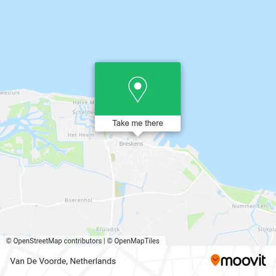 Van De Voorde map