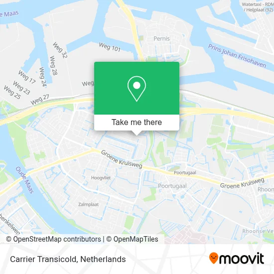 Carrier Transicold map