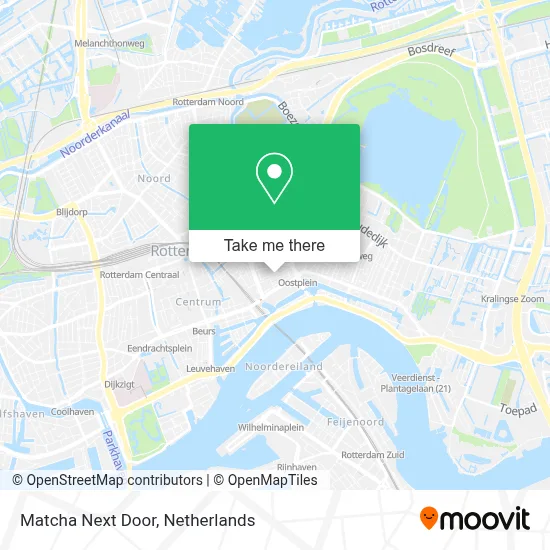 Matcha Next Door map