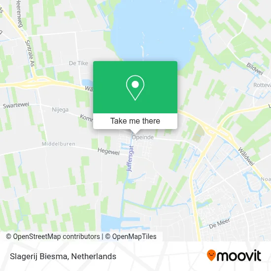 Slagerij Biesma map