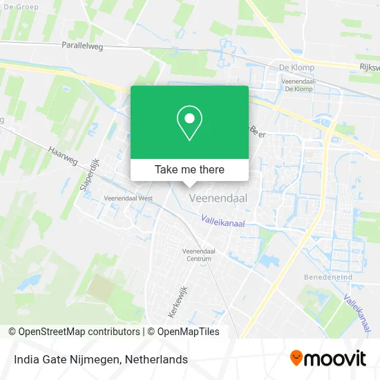 India Gate Nijmegen map