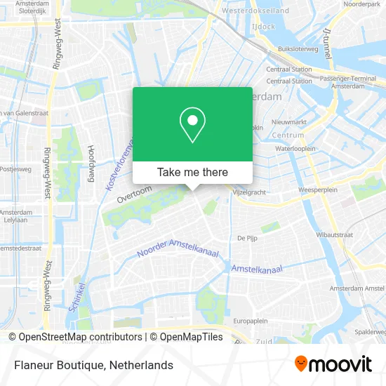 Flaneur Boutique map