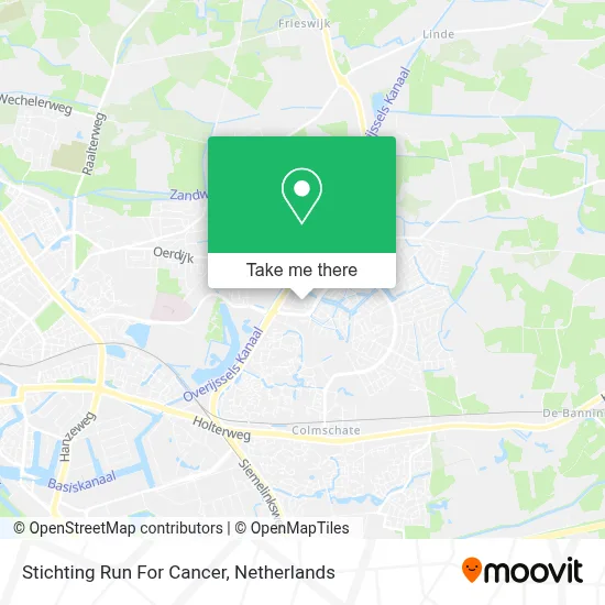 Stichting Run For Cancer map