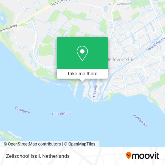 Zeilschool Isail map