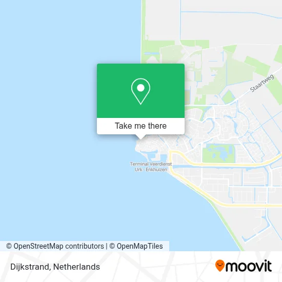 Dijkstrand map