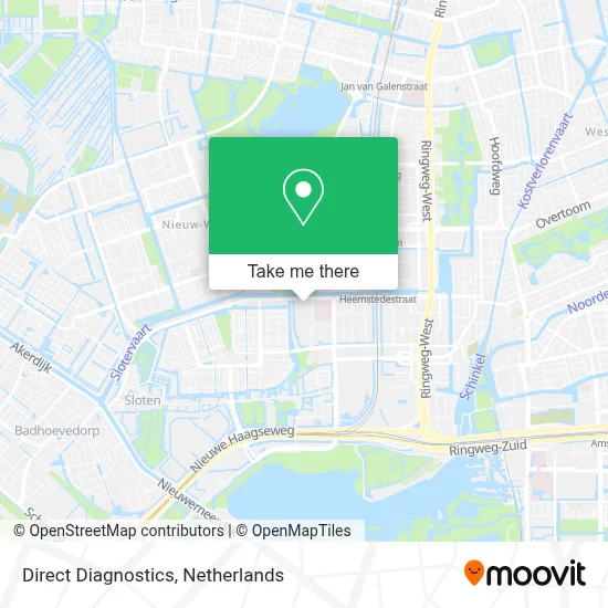 Direct Diagnostics map