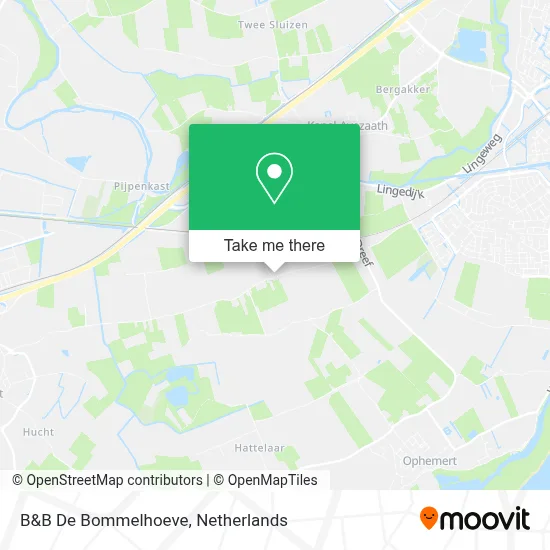 B&B De Bommelhoeve map