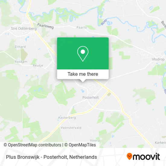 Plus Bronswijk - Posterholt map