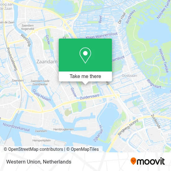Western Union map