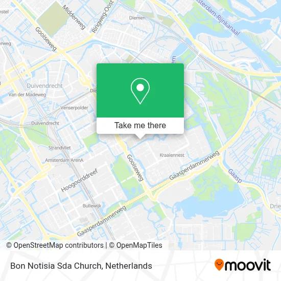 Bon Notisia Sda Church map