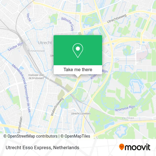 Utrecht Esso Express map