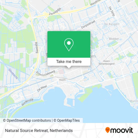 Natural Source Retreat map