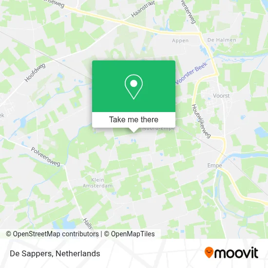 De Sappers map
