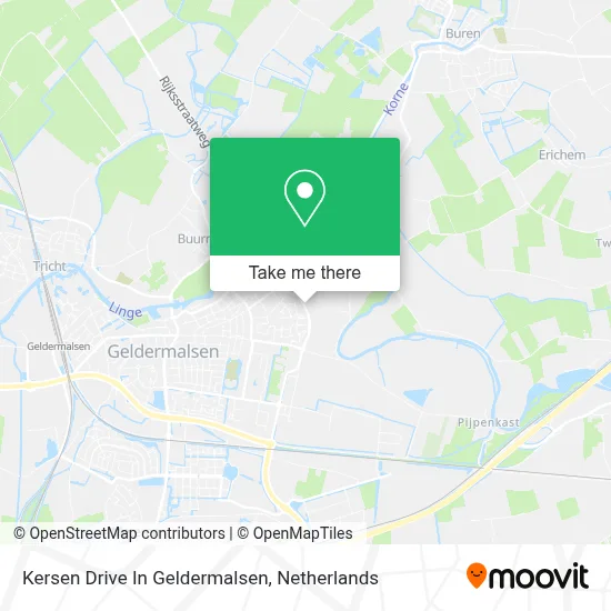Kersen Drive In Geldermalsen map