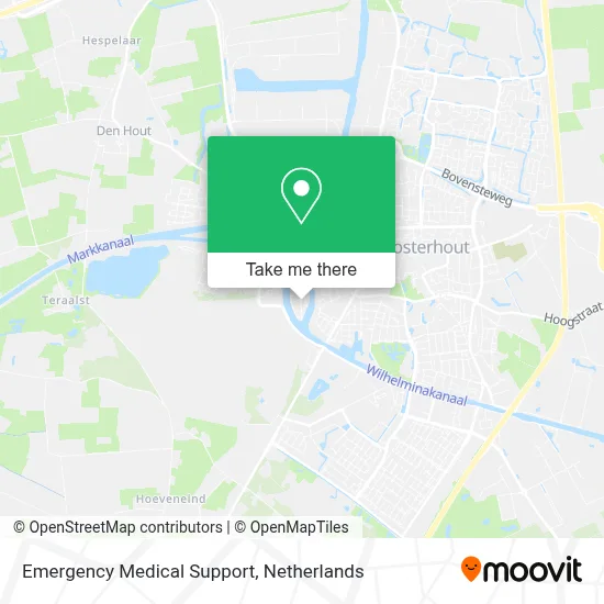 Emergency Medical Support map