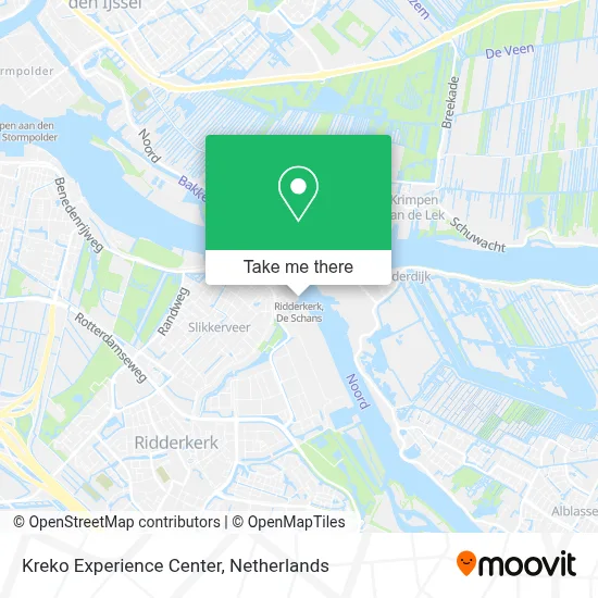 Kreko Experience Center map