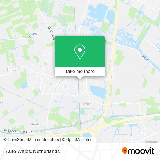 Auto Witjes map