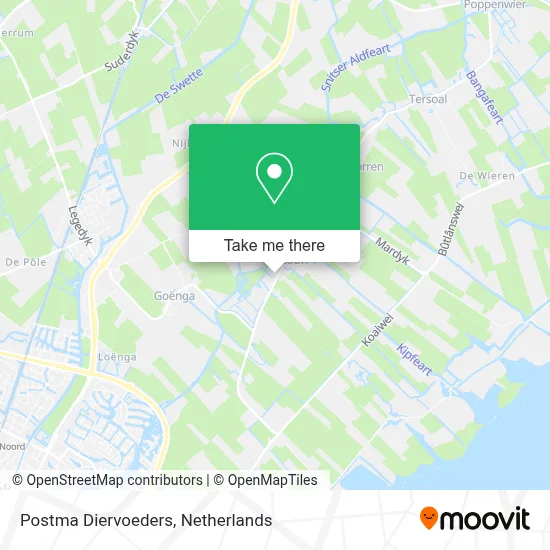 Postma Diervoeders map